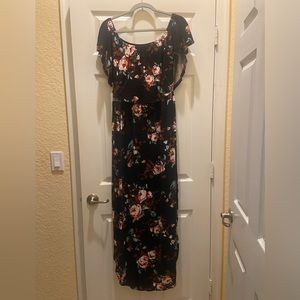 Floral Romper Dress w pockets, 2XL